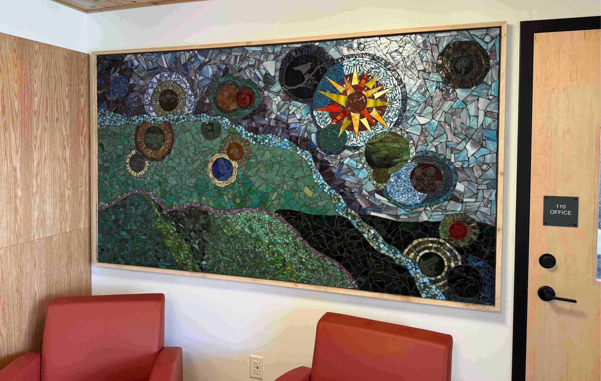  Art inside Marsh House. Photo by Gordon Miller 