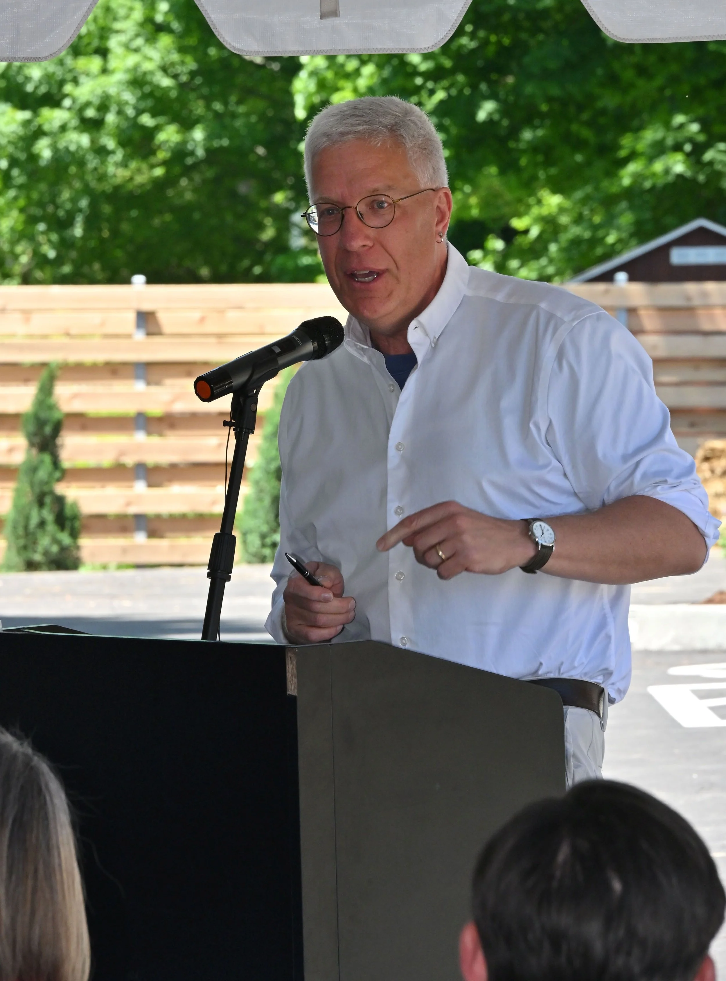 State Rep. Tom Stevens, D-Waterbury. Photo by Gordon Miller 