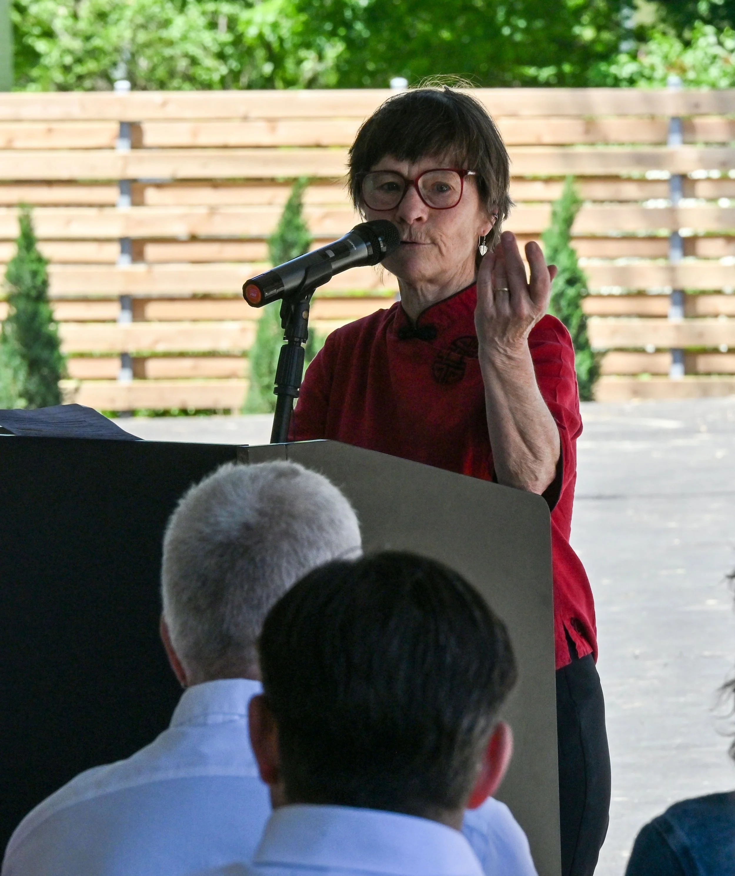  Downstreet Board Chair Pegeen Mulhern. Photo by Gordon Miller 
