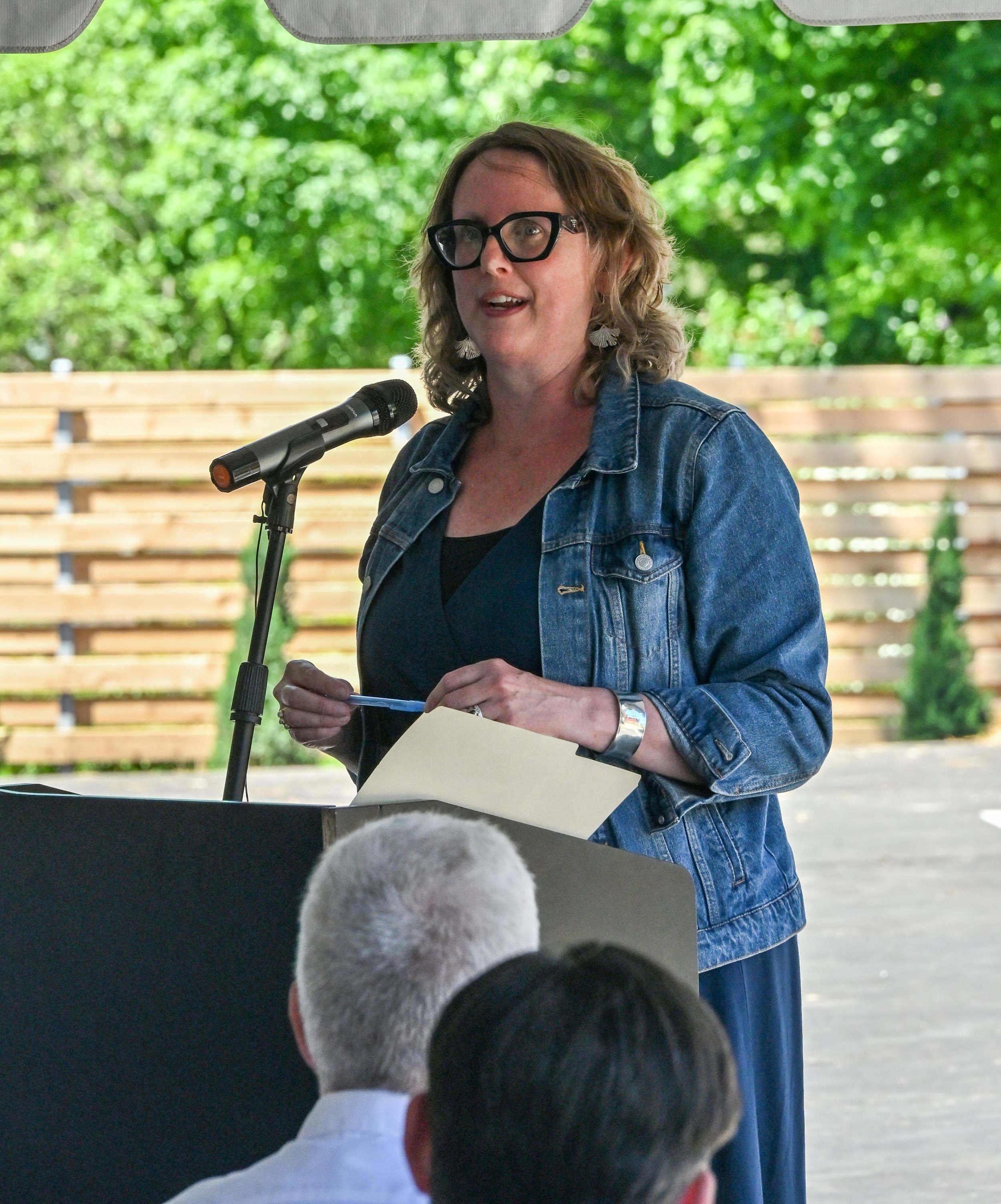  Downstreet Executive Director Angie Harbin. Photo by Gordon Miller 