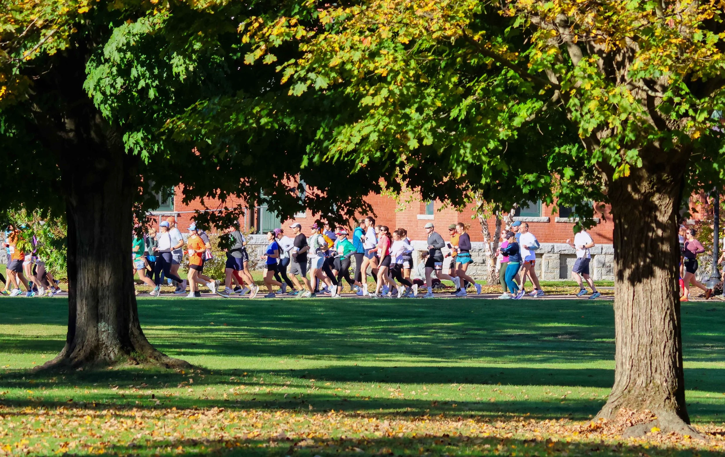   The State Office Complex is the race start and finish. Photo by Gordon Miller.  