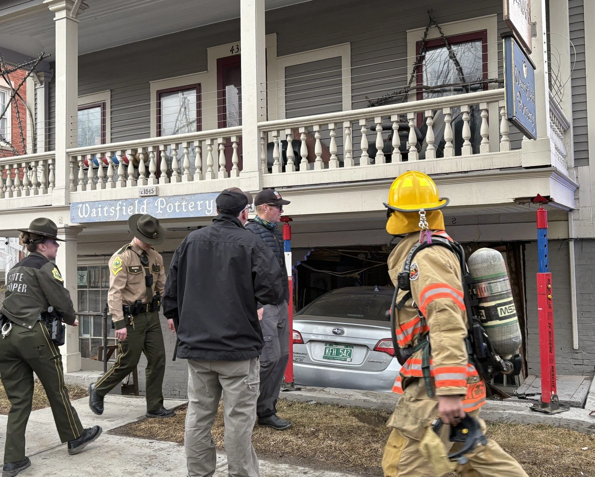 Another car hits another building in Waitsfield Village