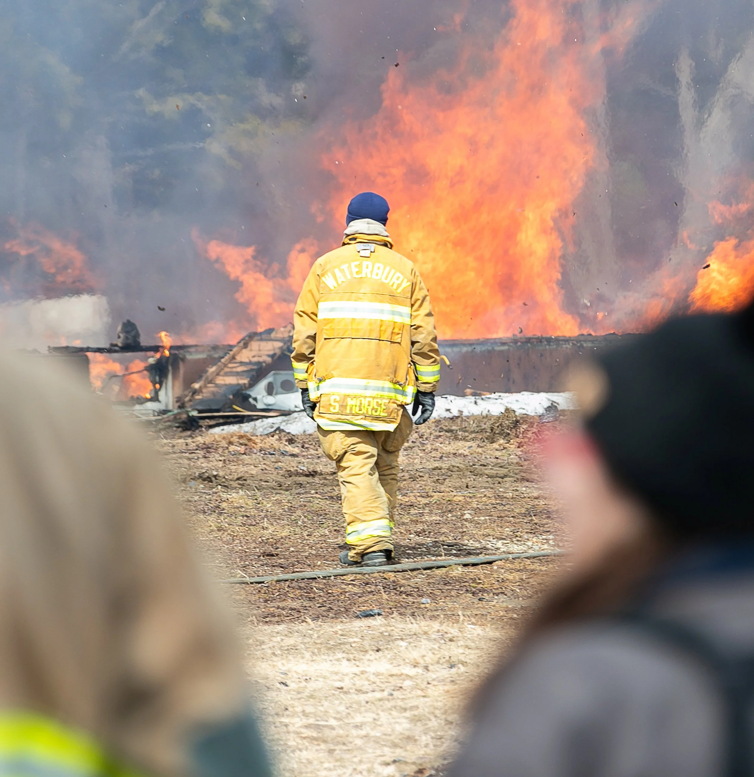 Not an emergency: Firefighters train at controlled burn exercise 