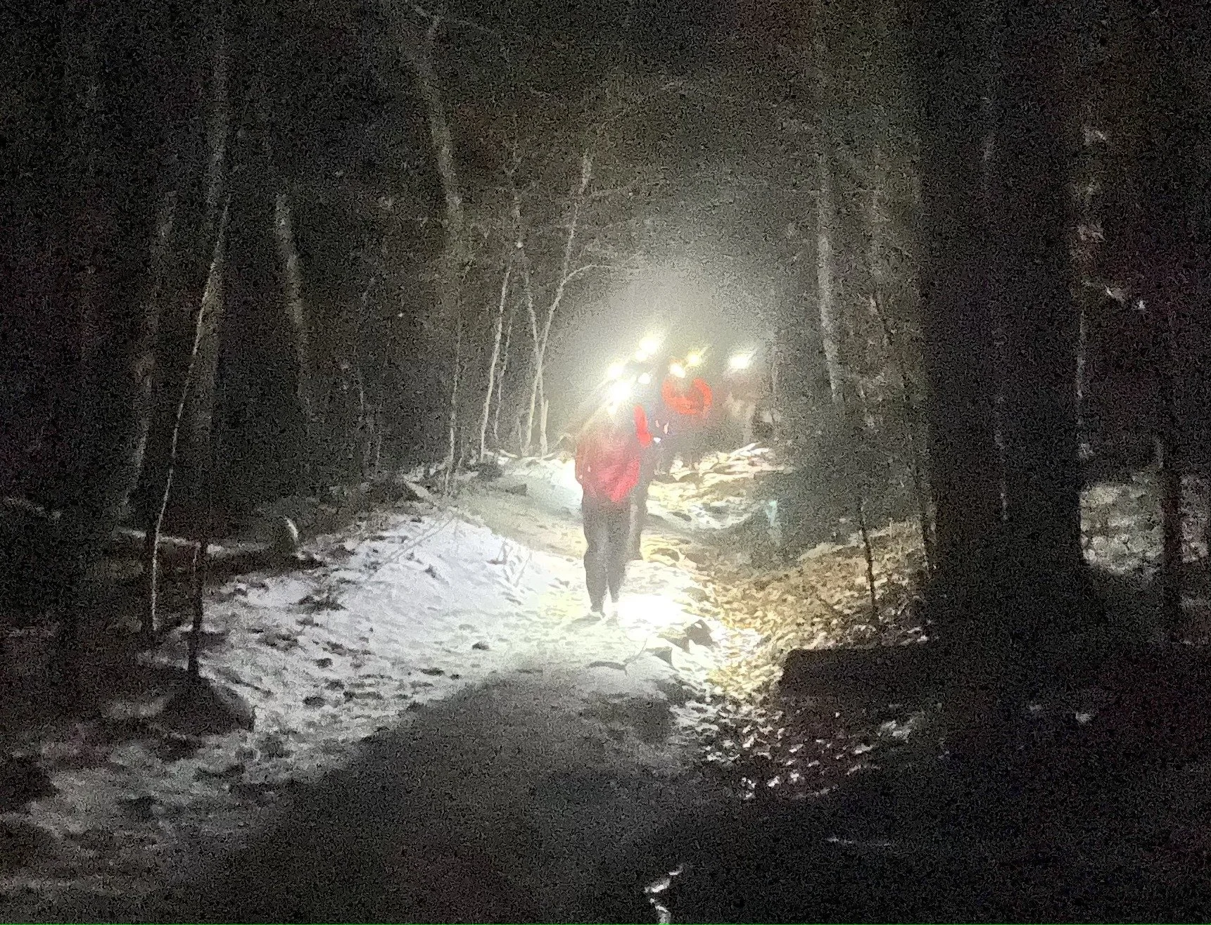 Local crews complete nighttime icy mountain rescue; crash closes Rt ...