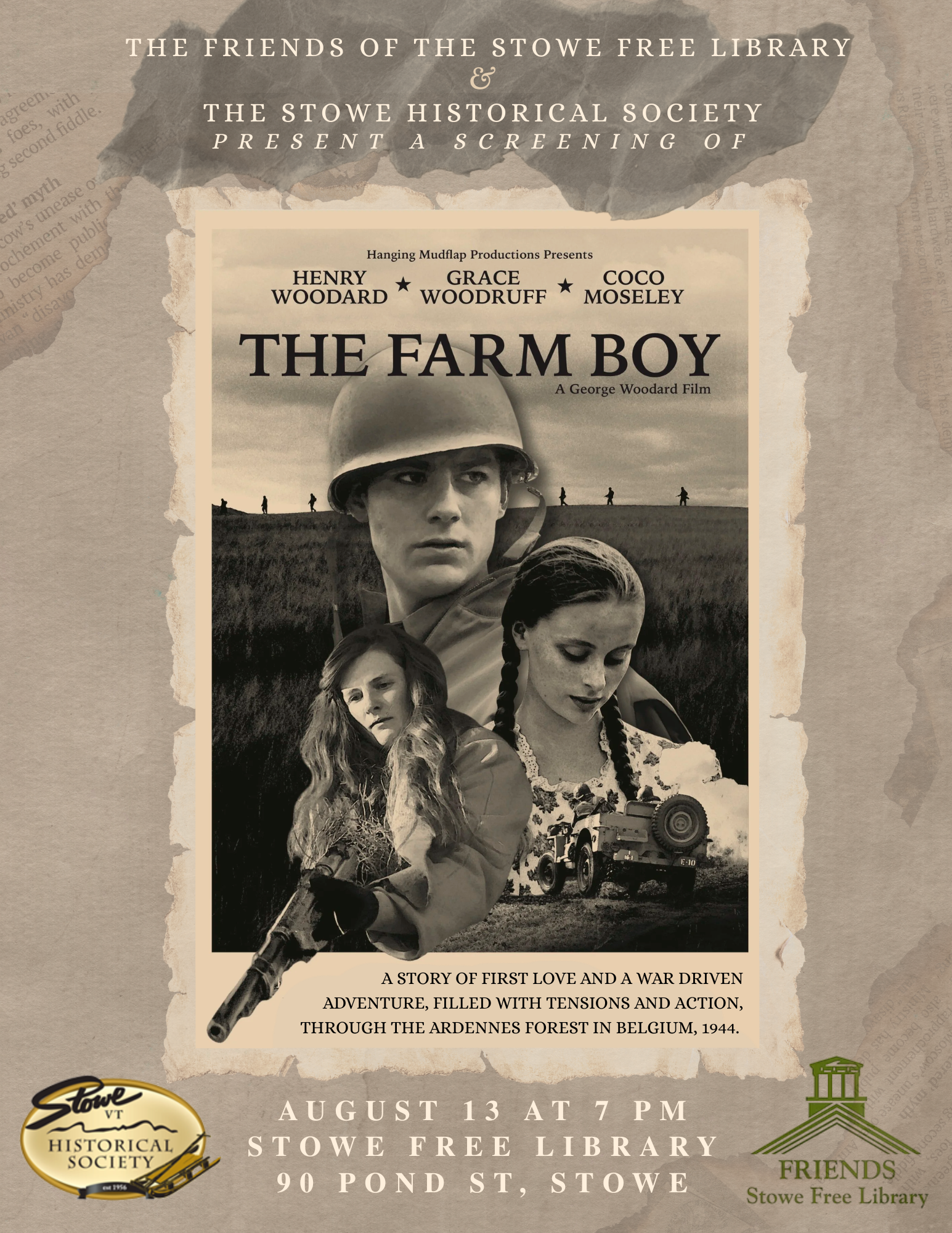 Stowe Free Library invites all to film screening, discussion group
