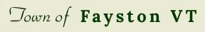 Town of Fayston: Request for Proposal, Exterior preparation and Painting of the Robert Vasseur Municipal Building
