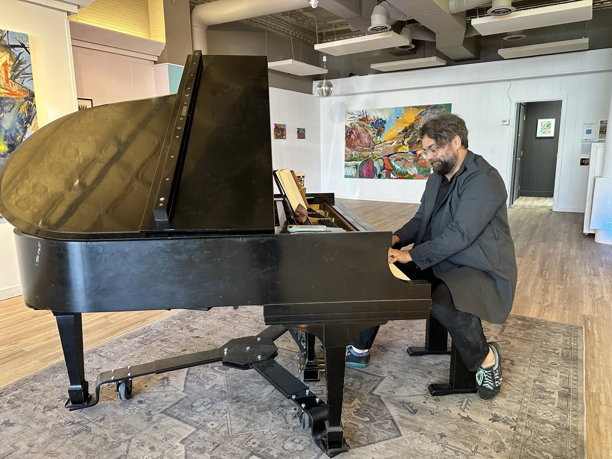 Phoenix owner launches piano marathon to keep gallery, music hall, offices open