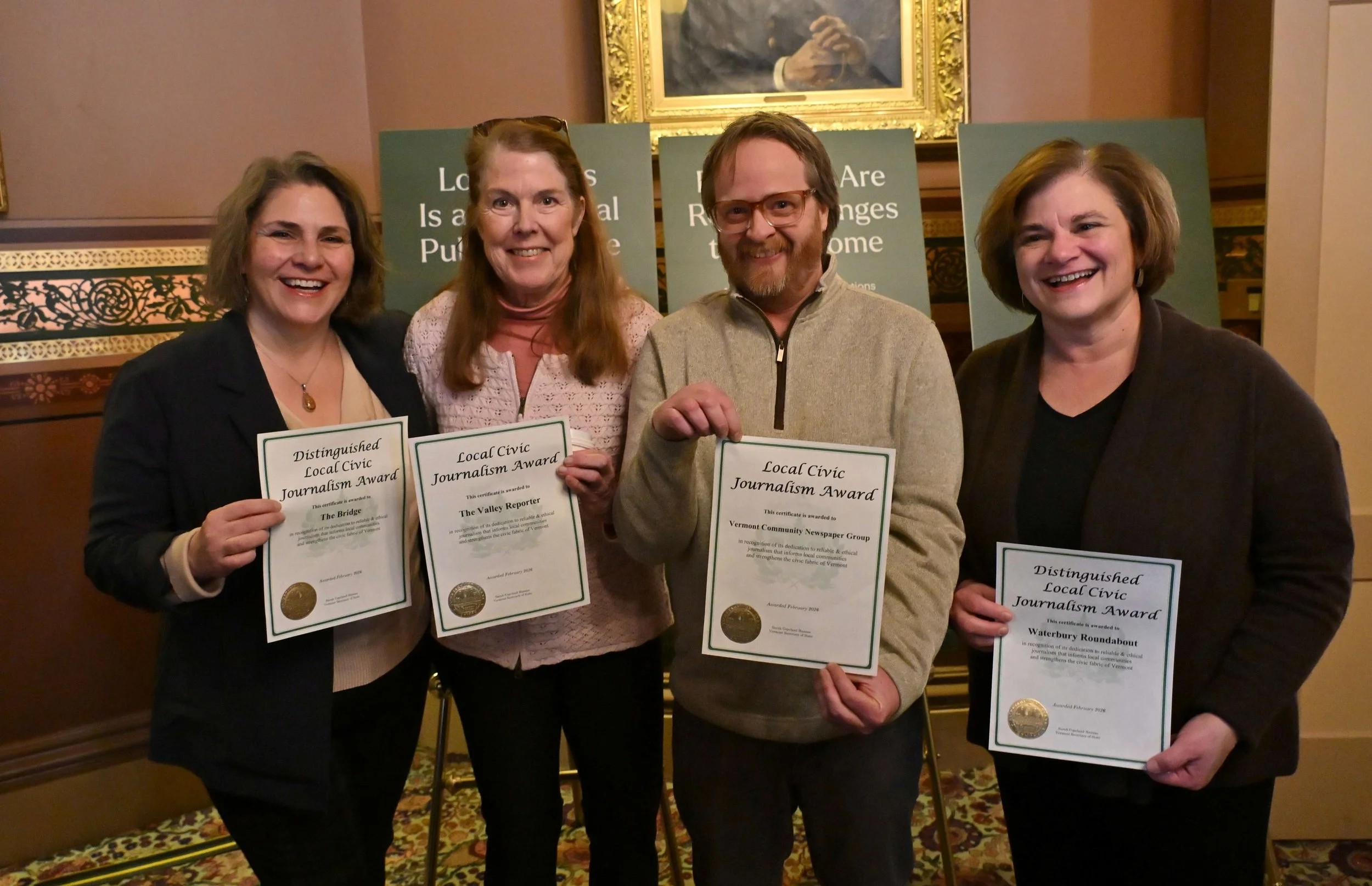 State House event shares report on Vt. news ecosystem &amp; journalism awards