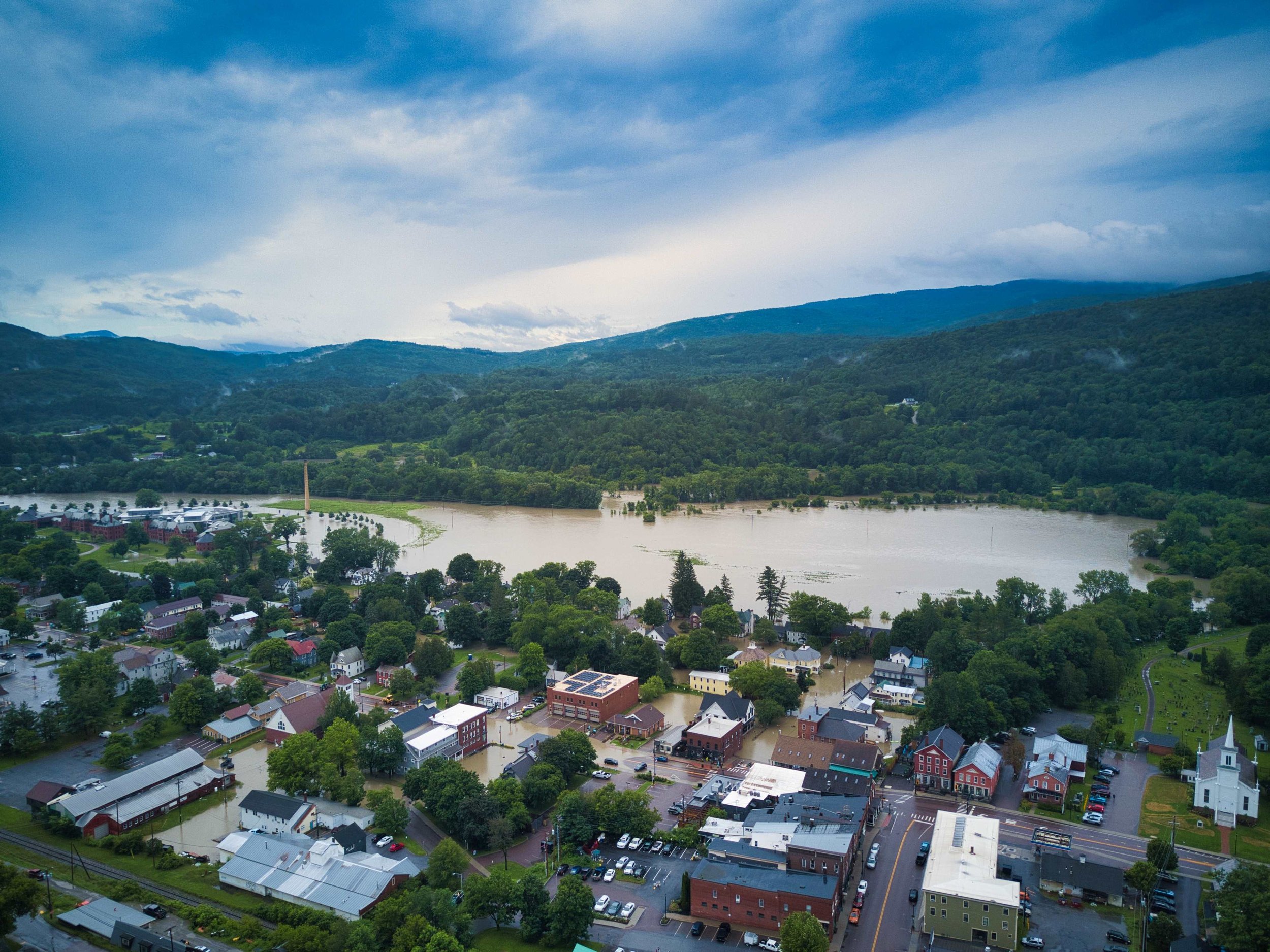 Flood Updates Waterbury Roundabout