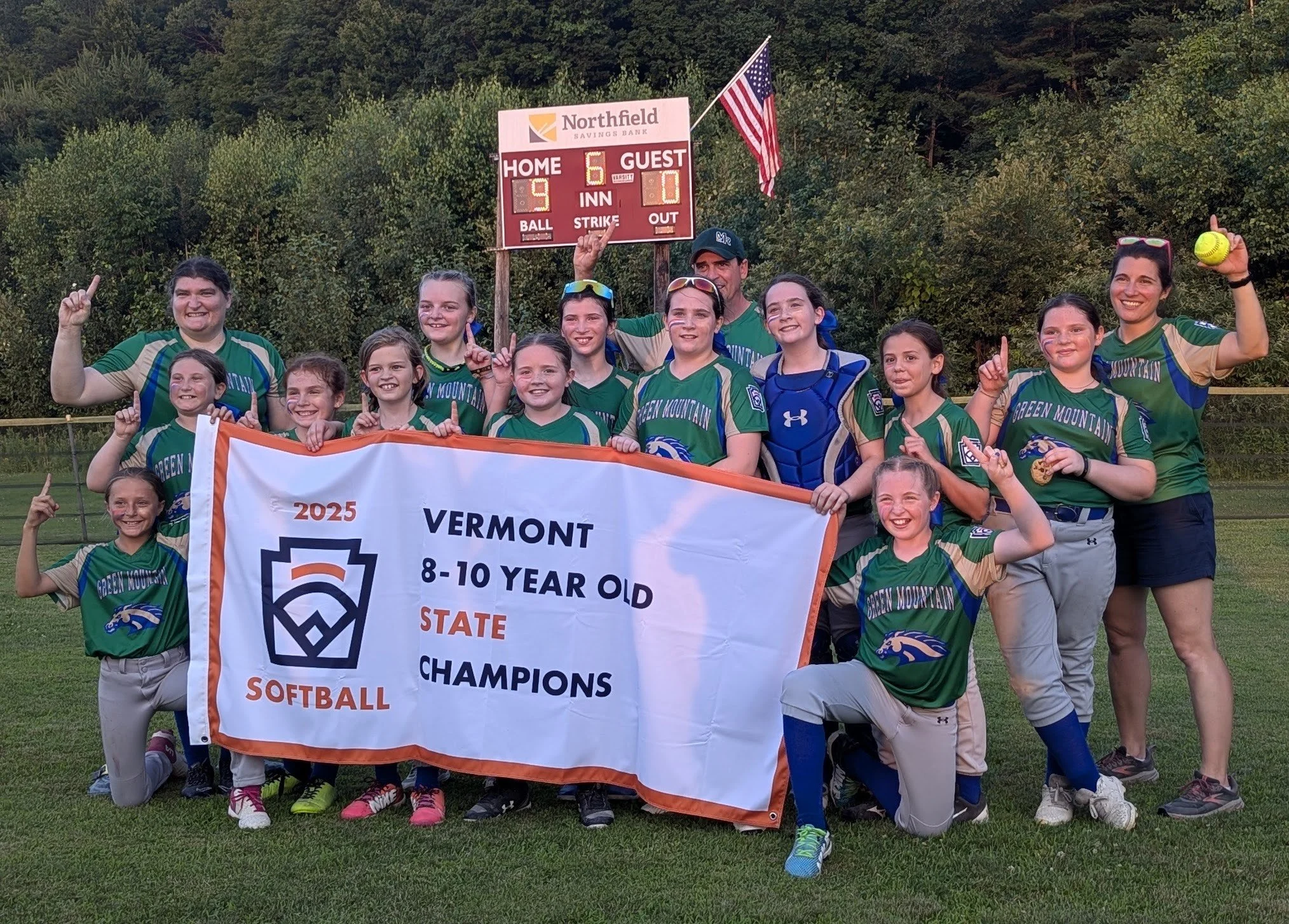Central Vt. girls softball all-stars win state division championship