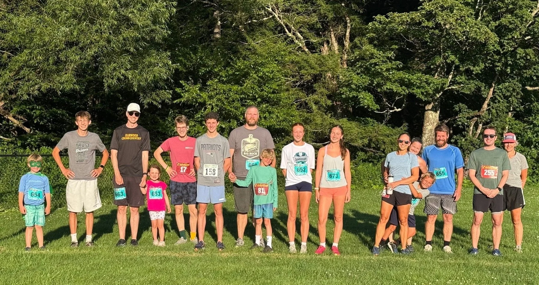 Runners of all ages hit the Harwood trails for Monday’s Fun Run