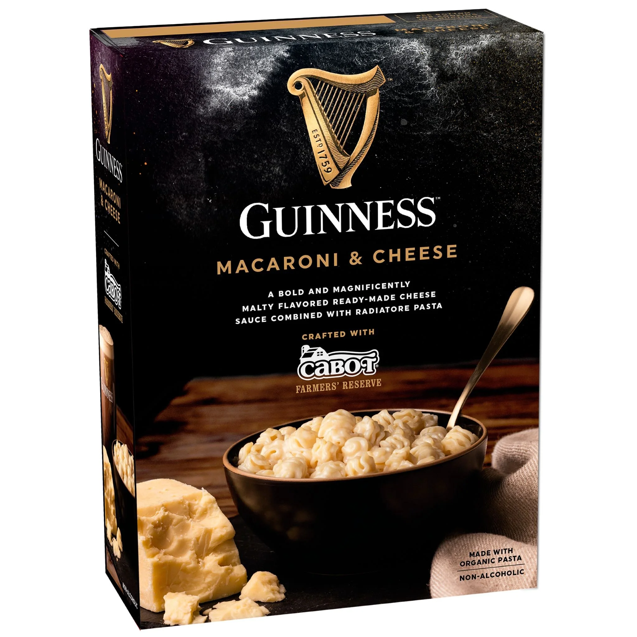 Cabot adds stout to create line of Guinness Mac & Cheese flavors