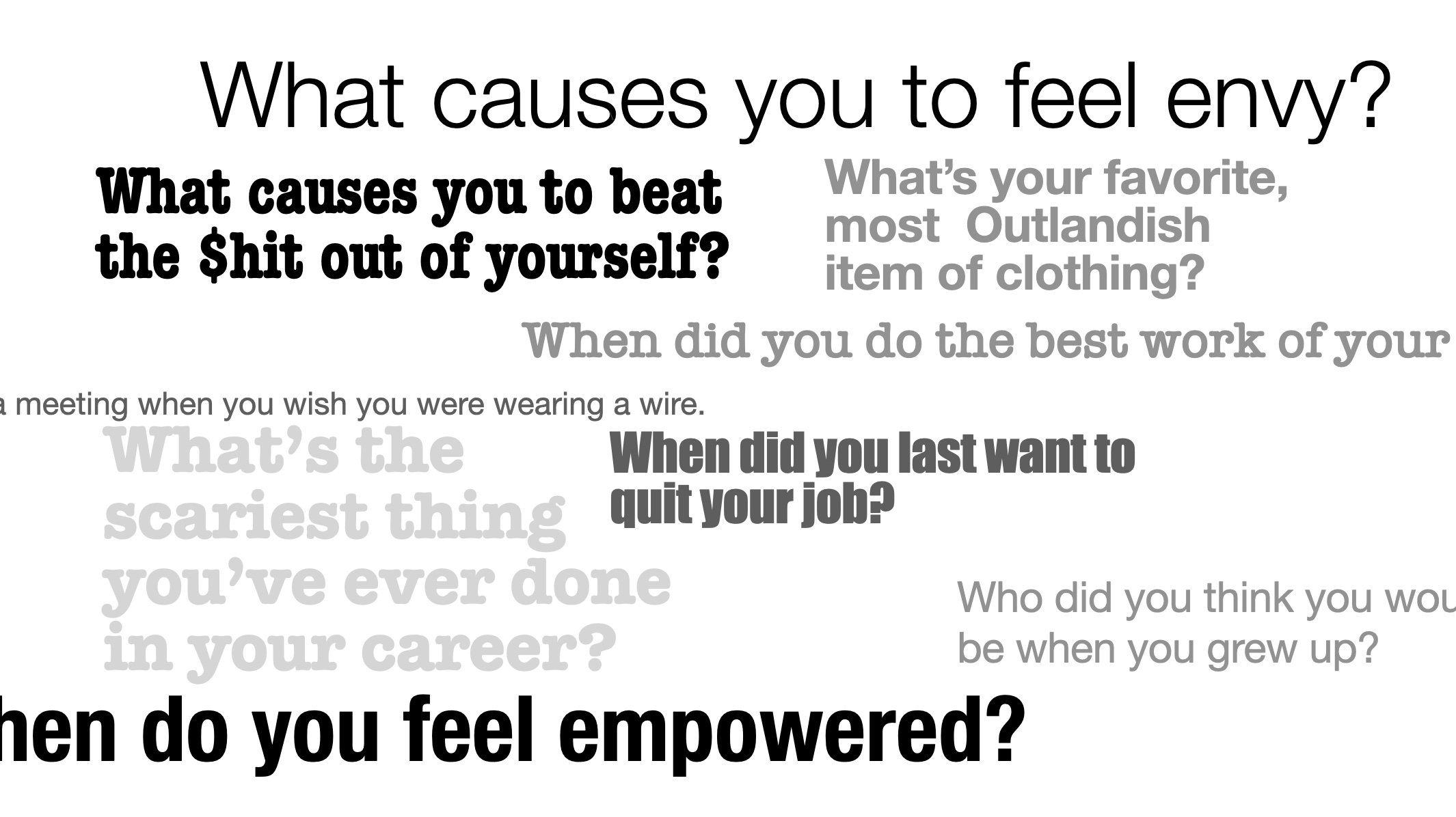 A More Authentic Workplace in 25 Questions