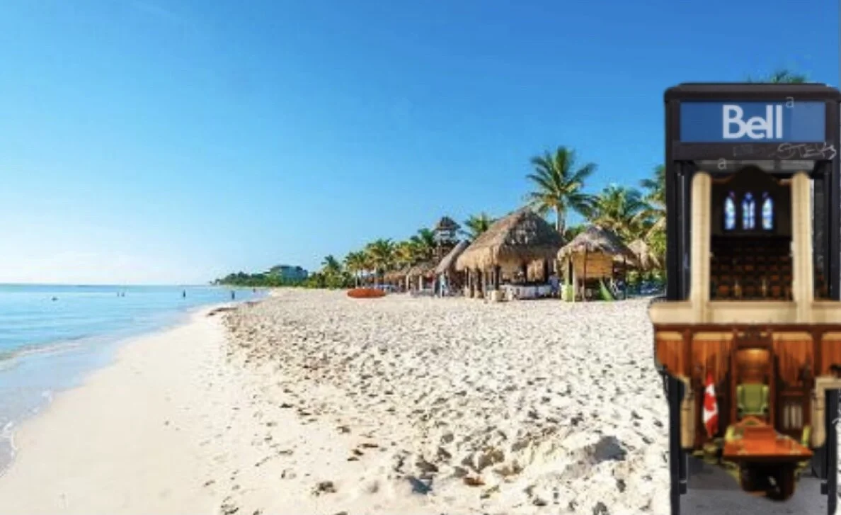 Mexican Resort Converts Old Telephone Booth Into Virtual House of Common’s For Vacationing MPs