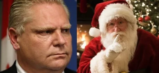 Ford Warns Santa: “Stay Home, Fat Man.”