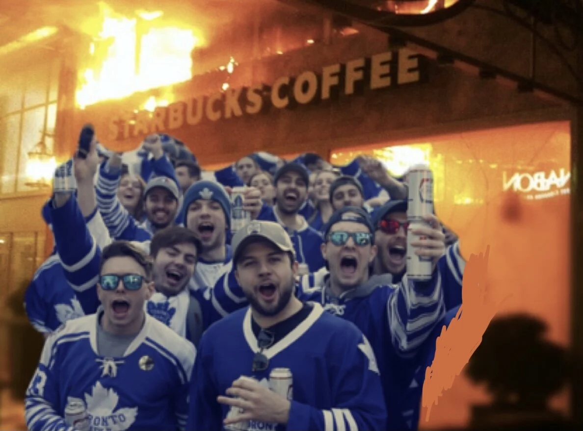 Optimistic Leafs Fans Believe This Will Be Their Year To Riot In The Streets And Burn Down A Starbucks
