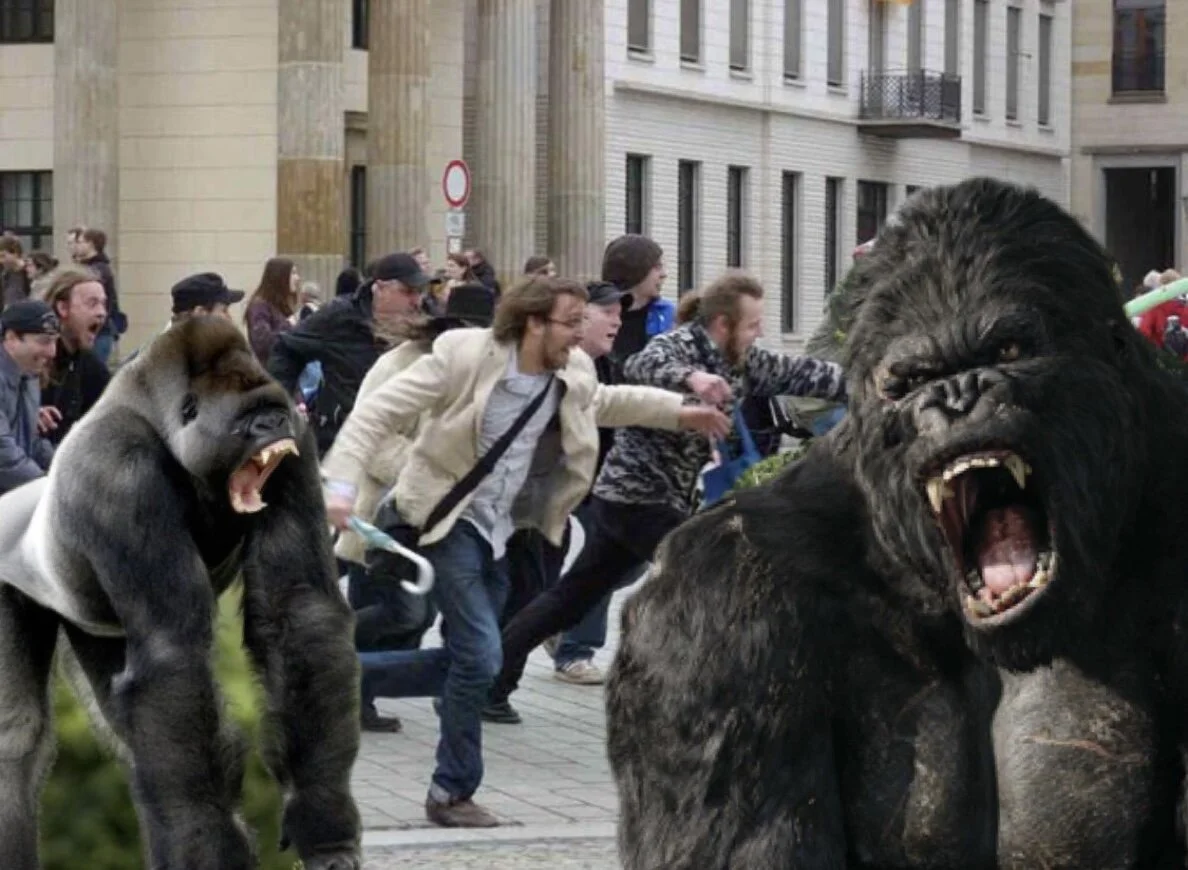 Chaos Breaks Out After Ford’s 800lb Gorillas Attack Anti-Mask Protestors