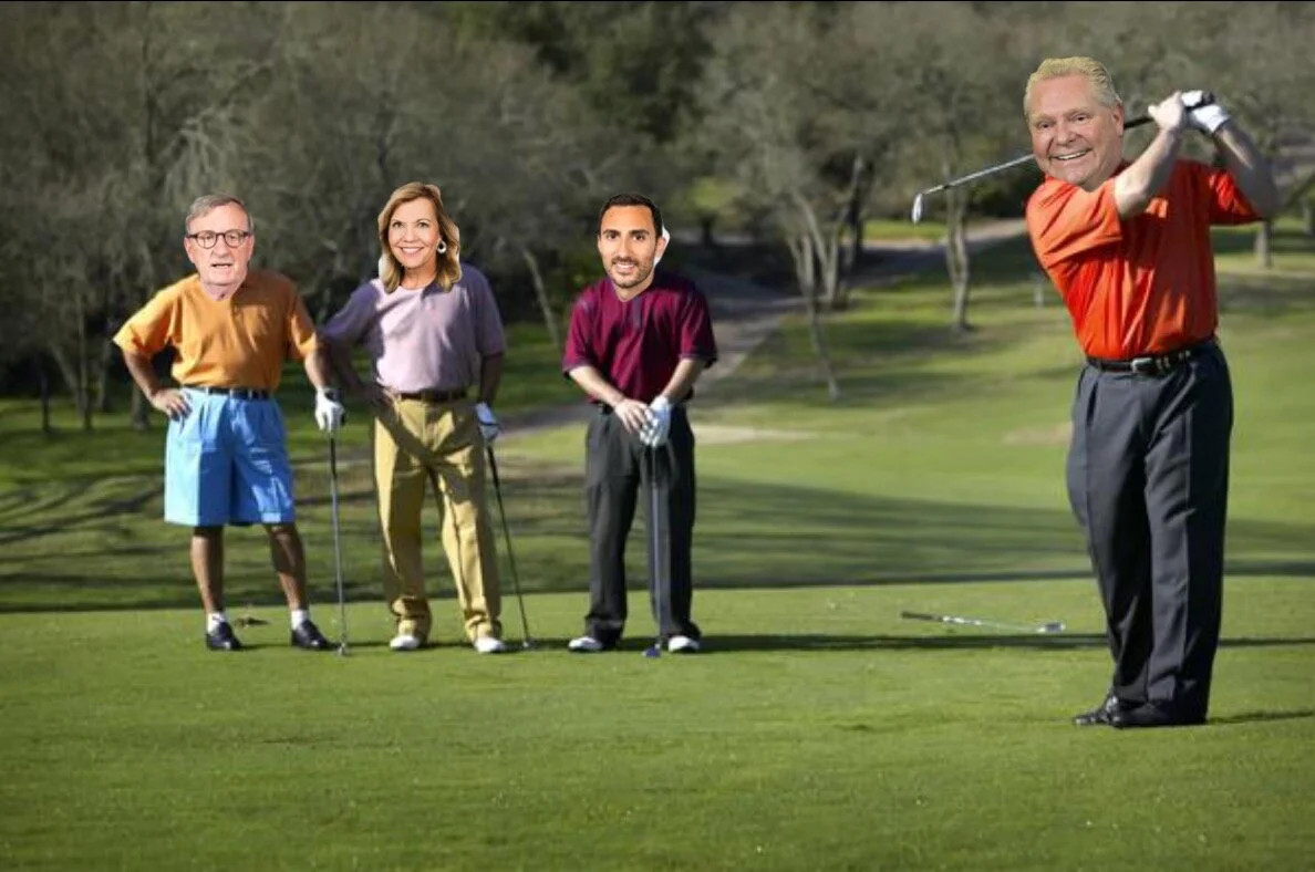 Top Ontario Politicians Unwind With Round Of Golf After Stressful First Weekend Of Shutdown