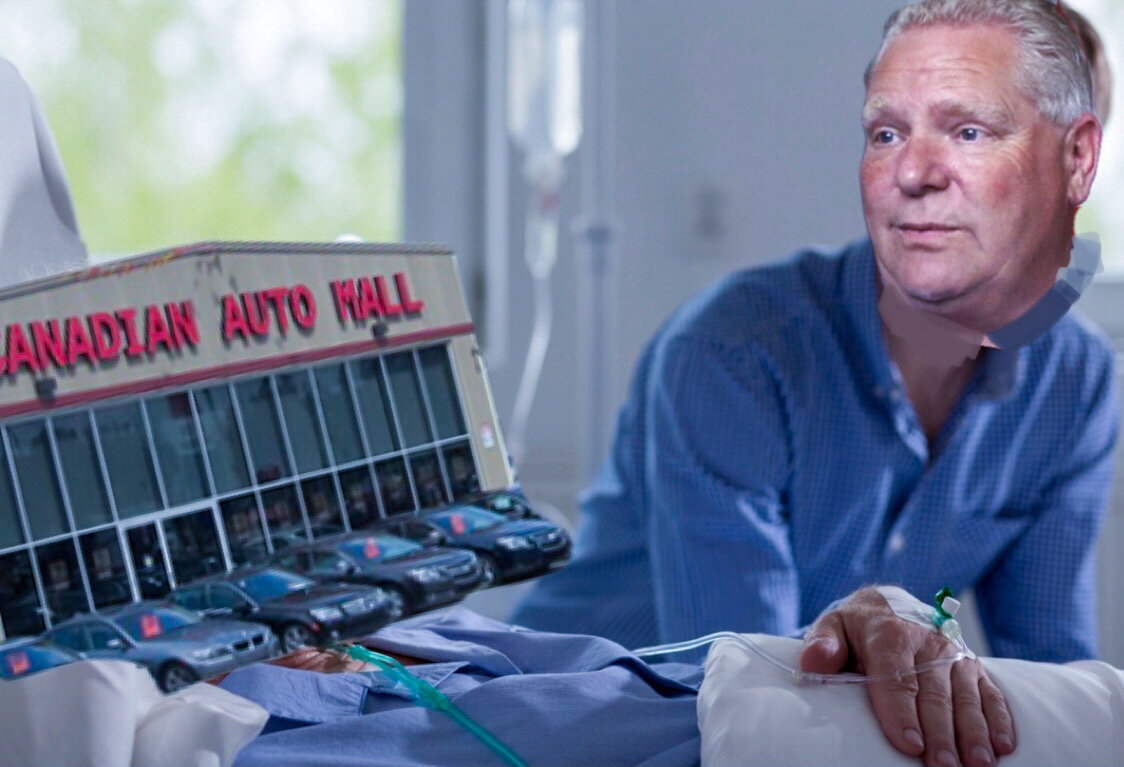 Tearful Doug Holds Hand of Dying Used Car Dealership As It Passes Away In ICU