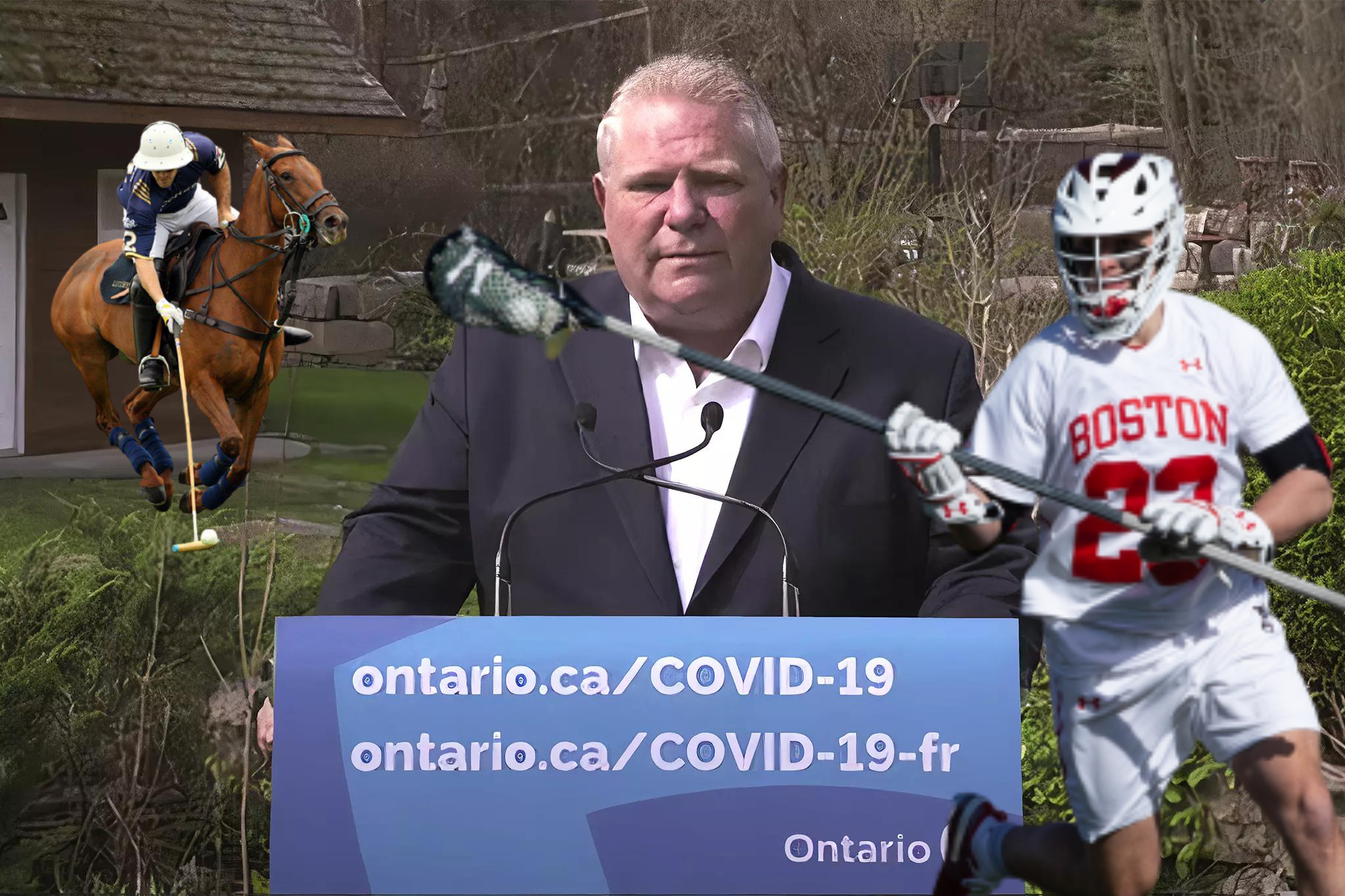 Doug Ford Agrees To Reopen Outdoor Lacrosse, Badminton Courts, and Polo Fields