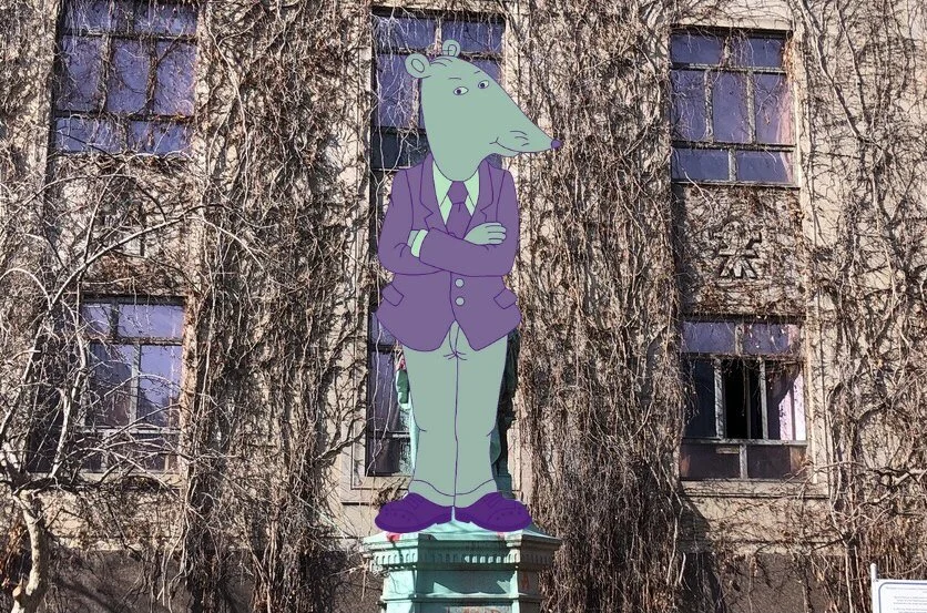University Replaces Edgerton Ryerson Statue With a Statue of Canada's Only Non-Problematic Educator: Mr. Ratburn