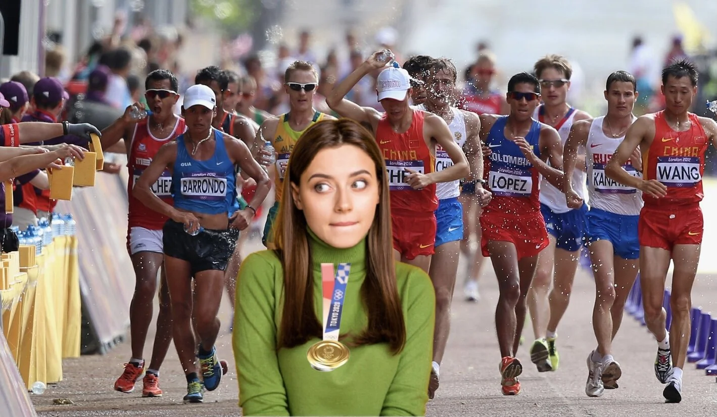 Woman Walking Home Alone Accidentally Wins Olympic Racewalking