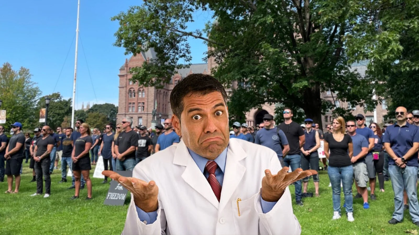 Toronto Protestors Successfully Convince Doctors Their 16 Months Of Research Is Wrong