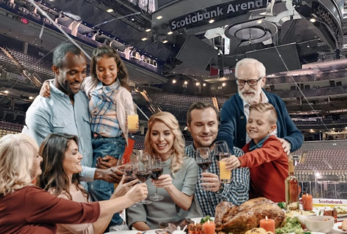 Ontario Family Of 26 Hosts Thanksgiving Dinner At Scotiabank Arena