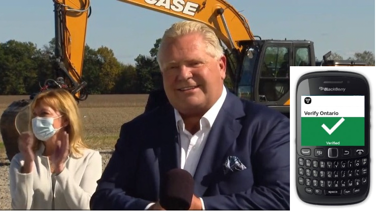 Ford Spends Additional $2 Million To Make “Verify Ontario” App Blackberry Compatible
