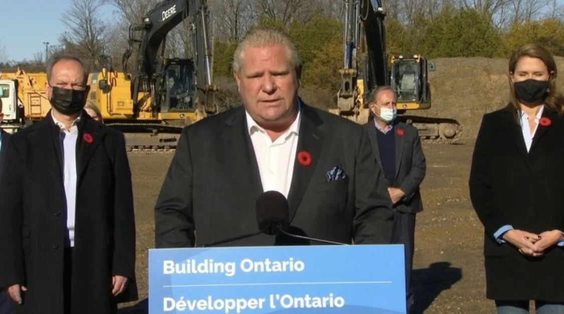 Doug Ford Says Unvaccinated People Will Not Be Allowed On His Cool New Highways