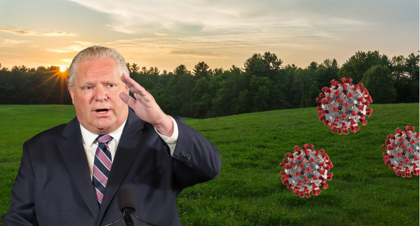 Ford Chases Out Last Remaining Covids From Ontario