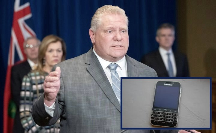 Ford Promises To Share His BBM Pin With All Ontarians If Re-Elected
