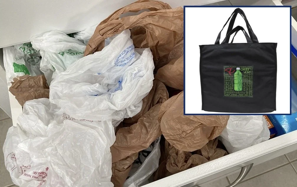Family Swaps Drawer Filled With Plastic Bags For Drawer Filled With Reusable Bags