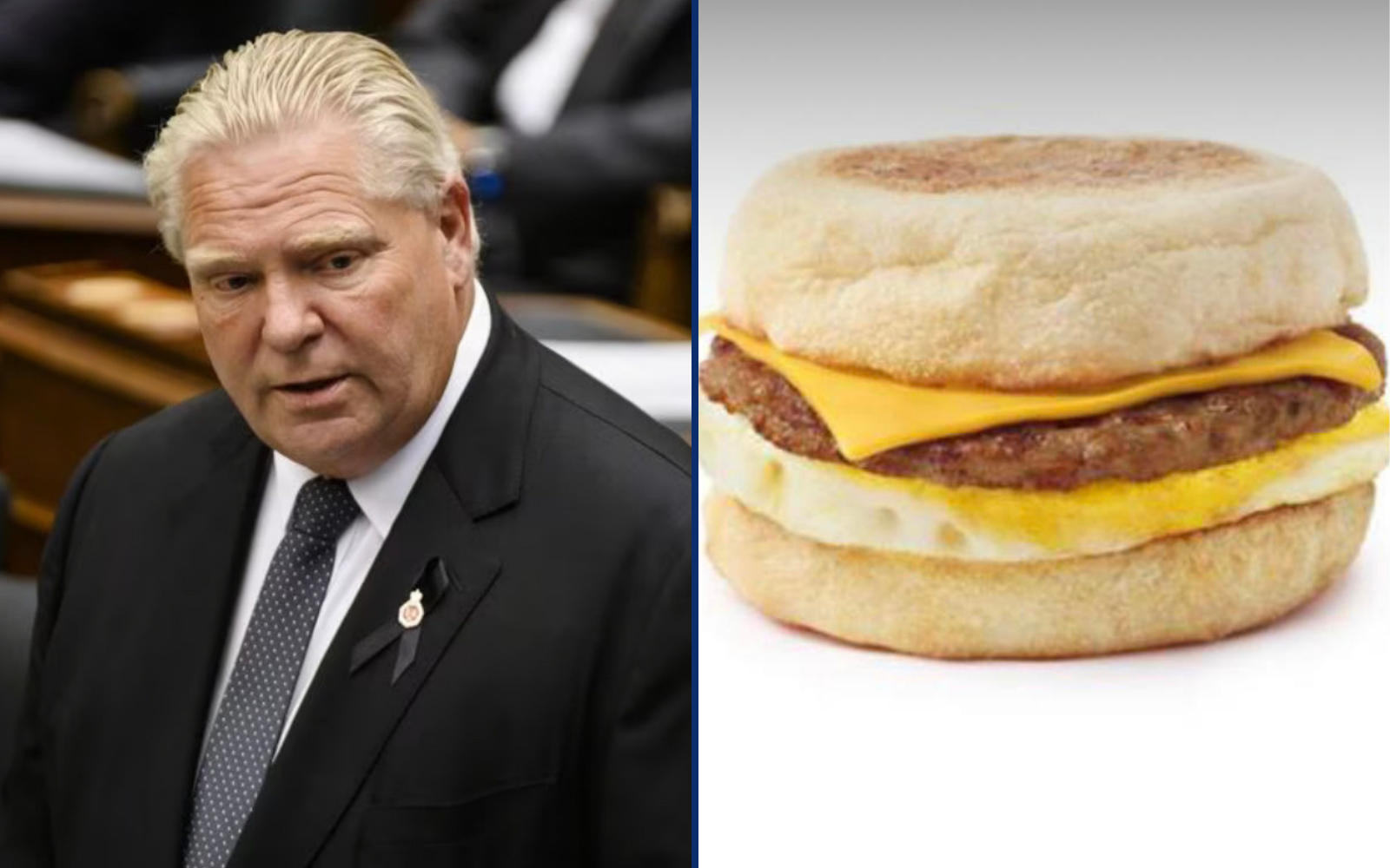 Ontario ‘Sunshine List’ Reveals Doug Ford Was Paid Entirely In Breakfast Sandwiches