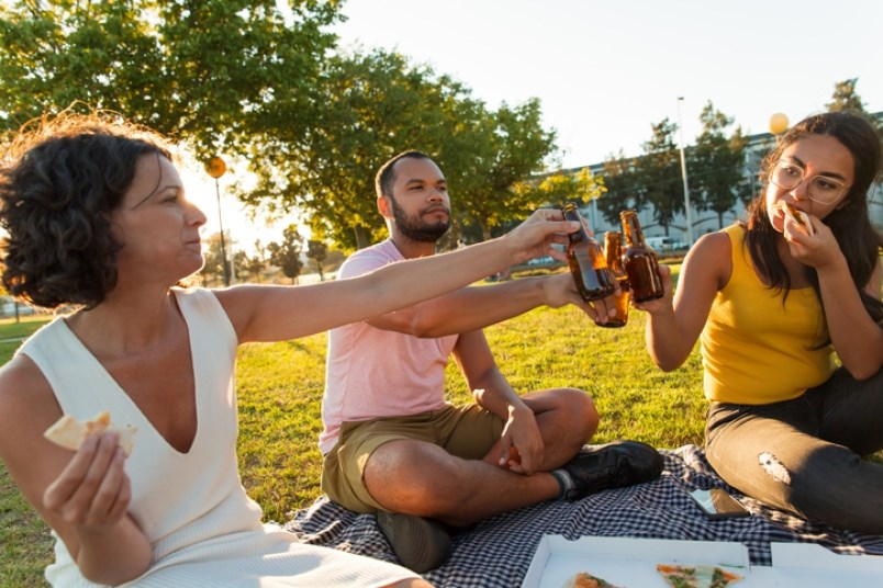 Entire City Really Excited To Drink In Park