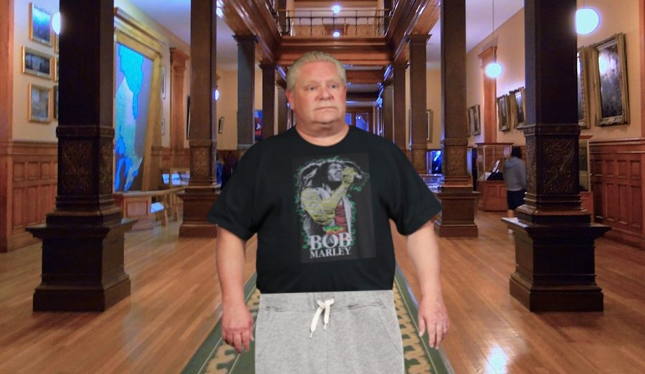 "A Green Belt? Folks, I Don't Even Own A Black One" Ford Decrees In Sweatpants