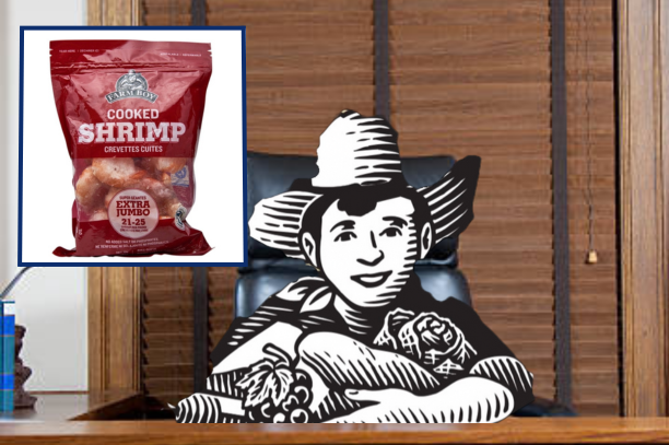 Farmboy Mascot Called Into Parliament To Explain How He’s Keeping Shrimp Prices So Low 