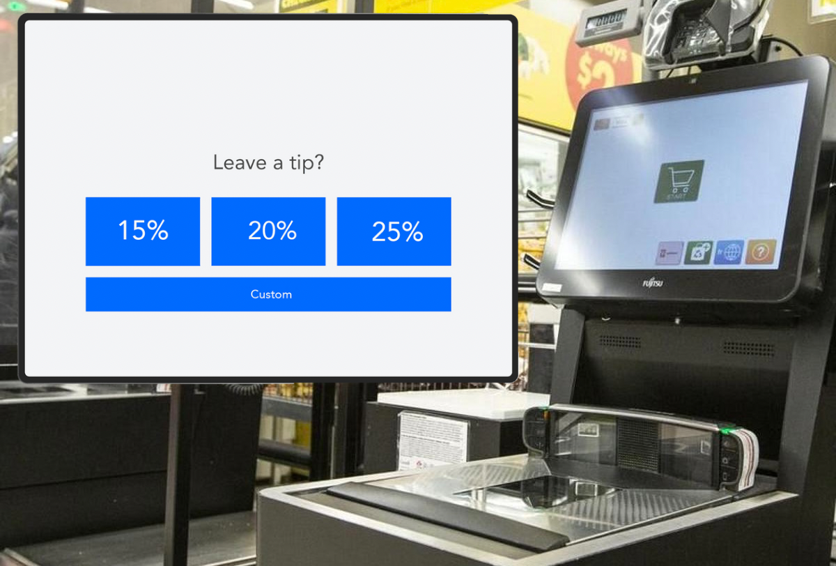 Loblaws Self-Checkout Machines Are Now Asking For Tips