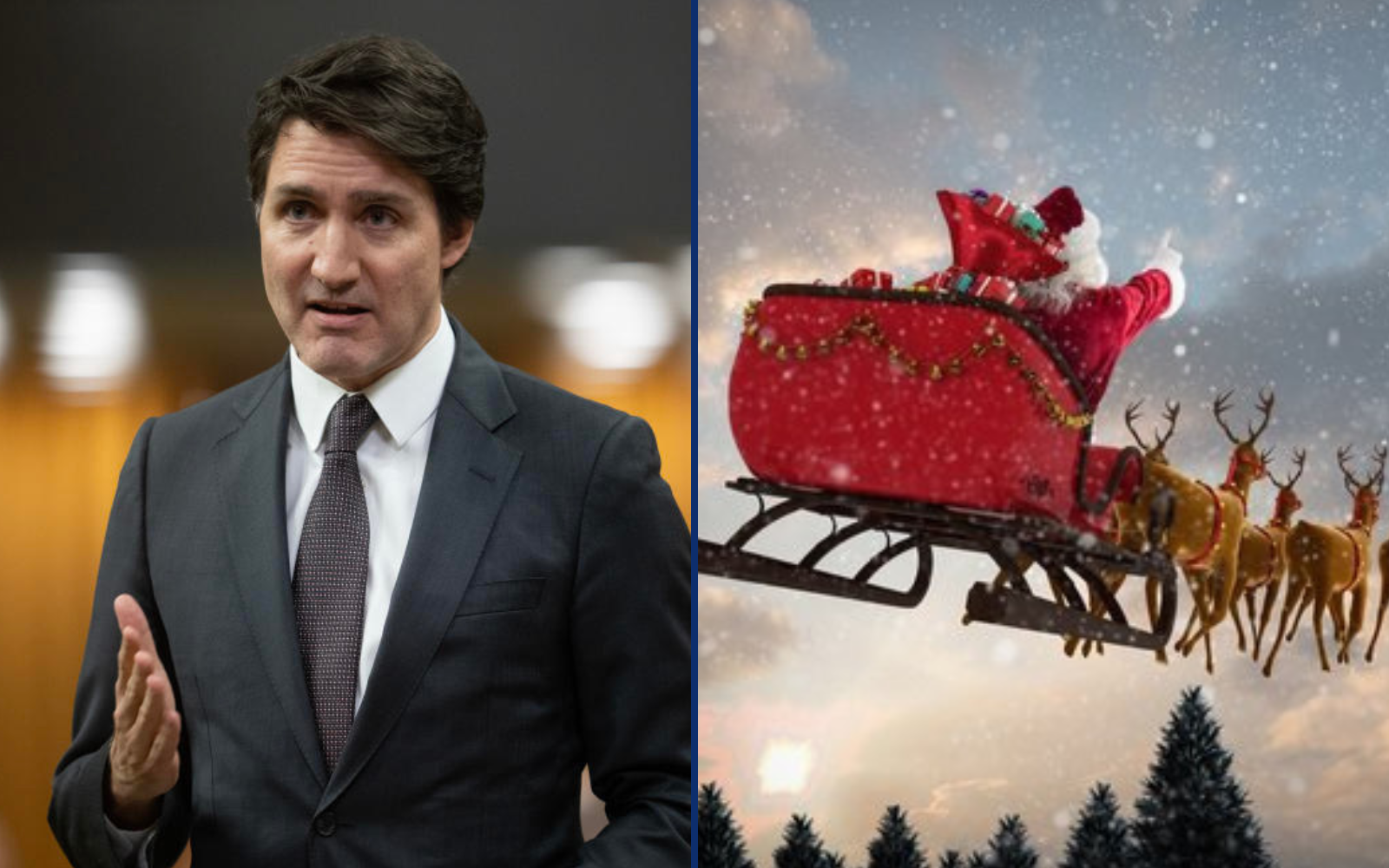 Trudeau Mandates Santa’s Sleigh Must Go Electric By 2030