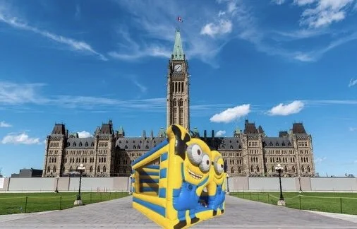 Federal Court Rules Centennial Flame Must Be Replaced With Minions Bouncy Castle