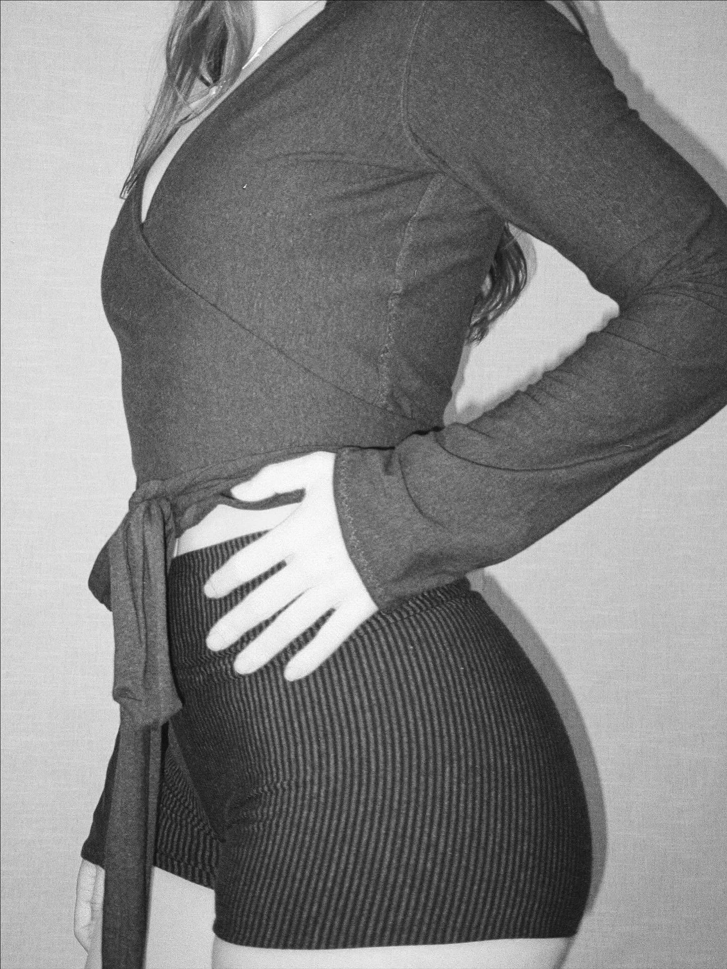 Ballet tops in the most gorgeous stretch hemp still available in the made to order to make the seasonal shift a bit more comfortable. #ballettop #gymclothes #handmade #wraptop