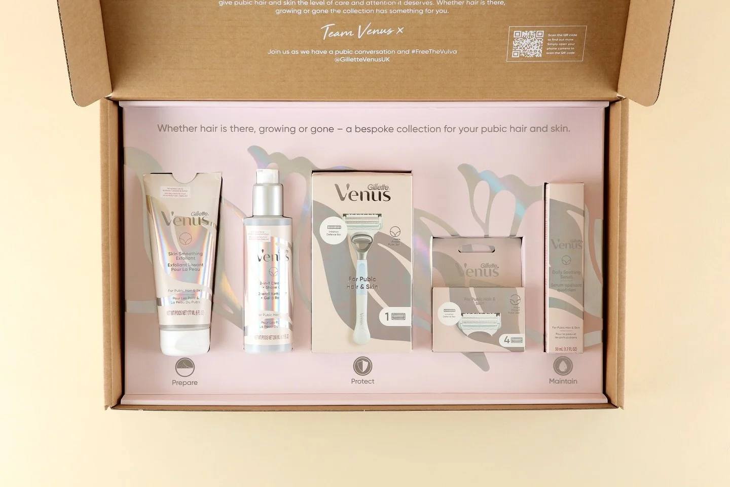 Care where it actually counts. 🌿✨

For Venus Gillette and the launch of the Venus For Pubic Hair &amp; Skin Collection, we created sustainable kraft mailer boxes that feel natural, honest, and considered &mdash; just like the product inside.

Made f