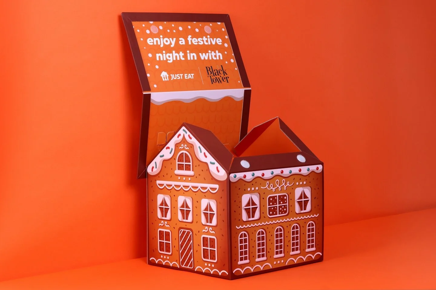 Festive panic? Consider it handled. 🏠🎄

For Just Eat&rsquo;s annual Christmas PR campaign, we turned the ultimate &ldquo;I forgot that&rdquo; moment into something way more fun &mdash; a fully illustrated gingerbread house mailer packed with last-m