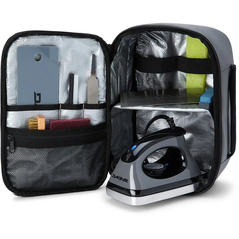 The Dakine Super Tune Kit includes everything you need to tune for tomorrow&rsquo;s snow adventure. The bag holds an adjustable-temperature iron, wax, scrapers, files, P-Tex and more. $210