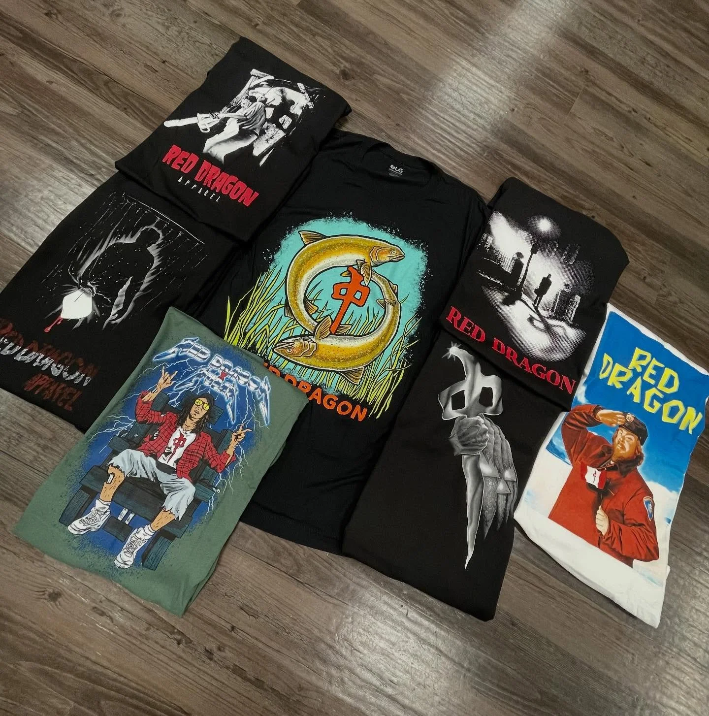 Fresh box of RDS t&rsquo;s just hit the shelves. 
Including the new Horror Series!