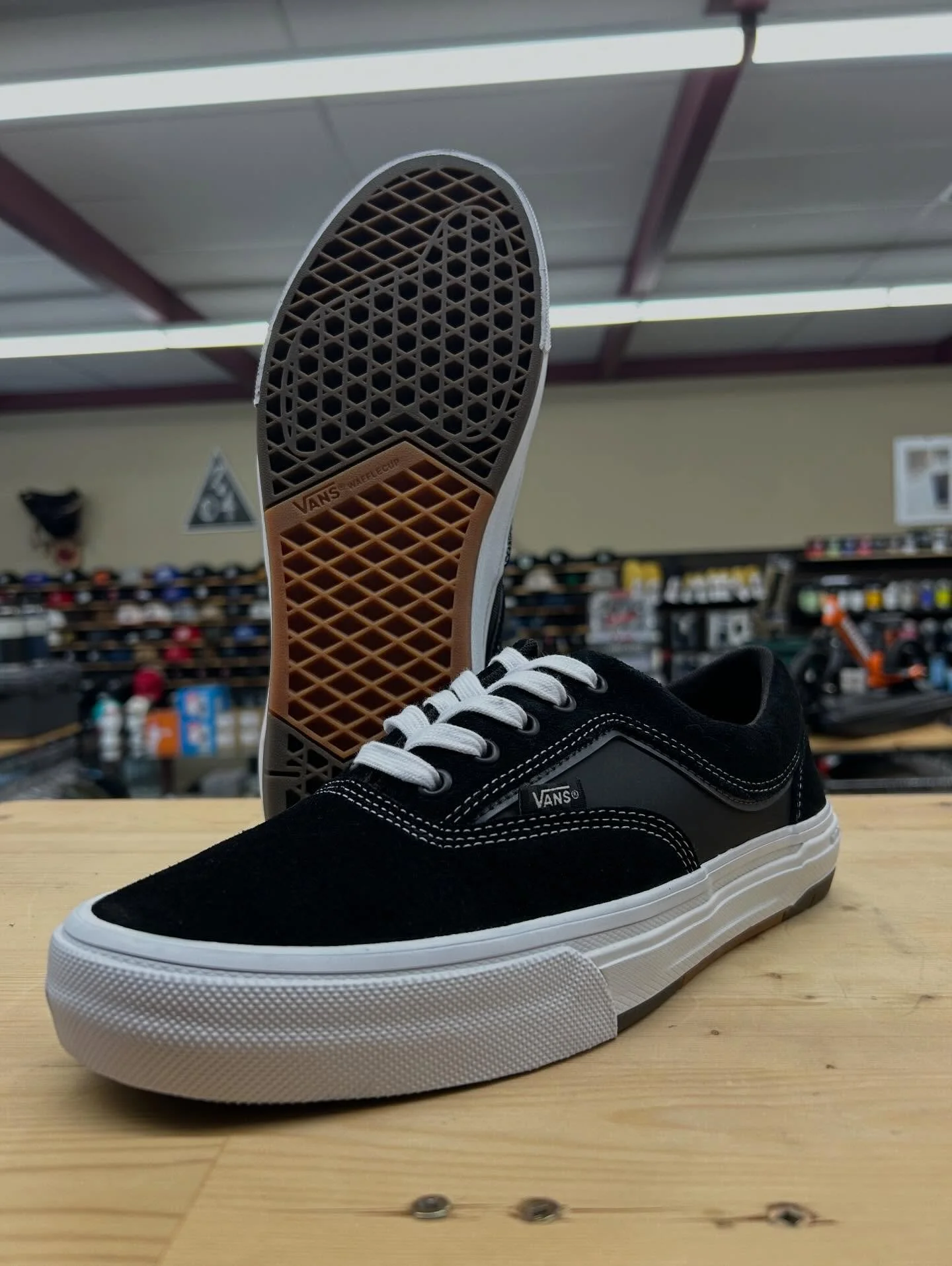 The Vans Skate Era WaffleCup brings their most advanced outsole to one of their most iconic silhouettes. A modernized Classic for skateboarding&rsquo;s next generation. 
Slide 1 WaffleCup $99.95
Slide 2 Classic Vulc $85