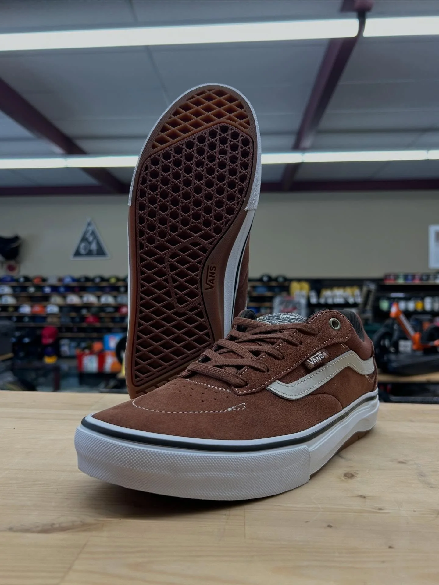 The Vans Kyle Walker, this vulcanized skate shoe features a classic look, optimal comfort and the grip and durability you need for nonstop progression. $135