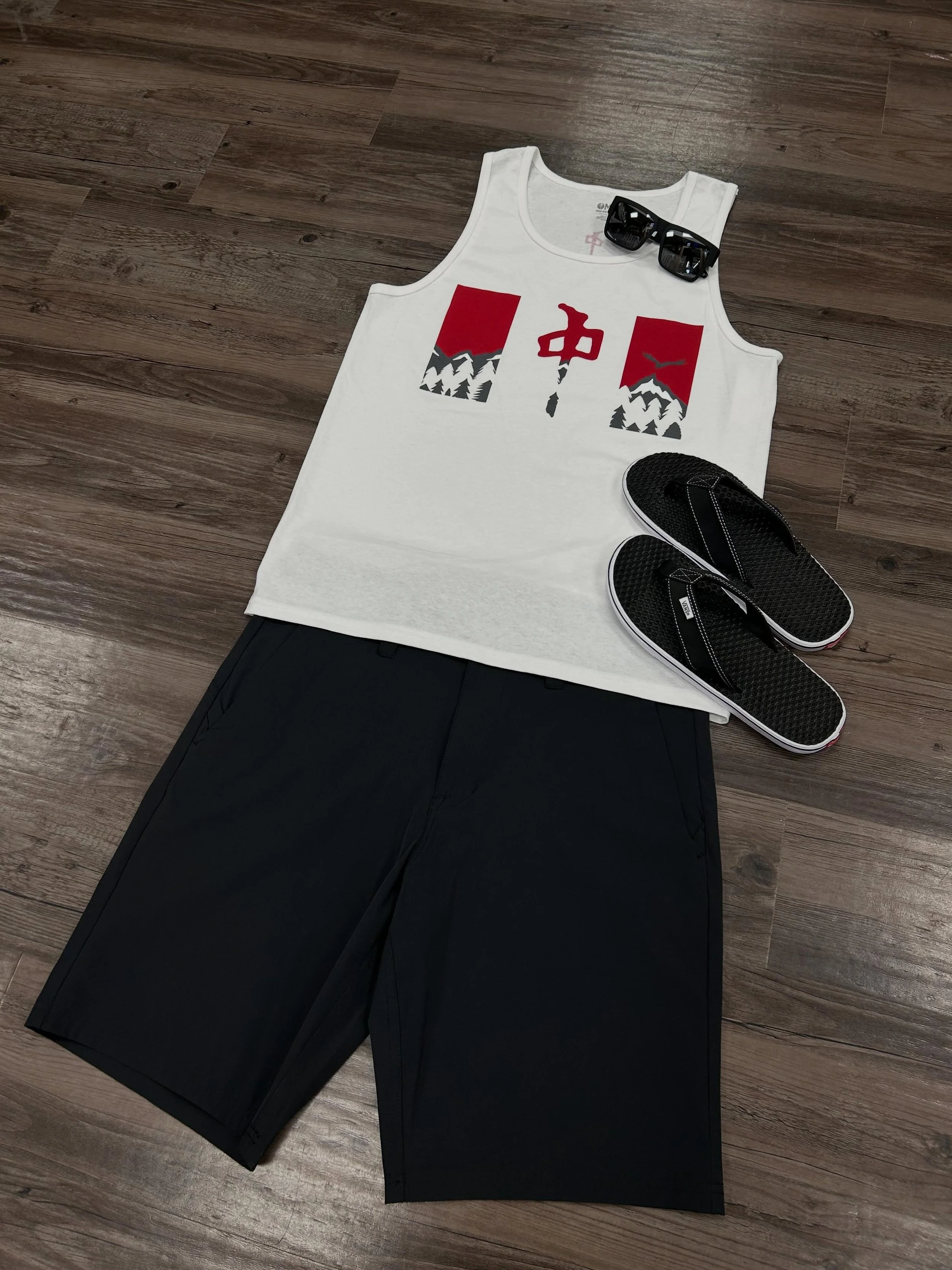 May long weekend is here! To help you get geared up for the weekend all Tank tops, Shorts, Sandals and Sunglasses are 15% off!