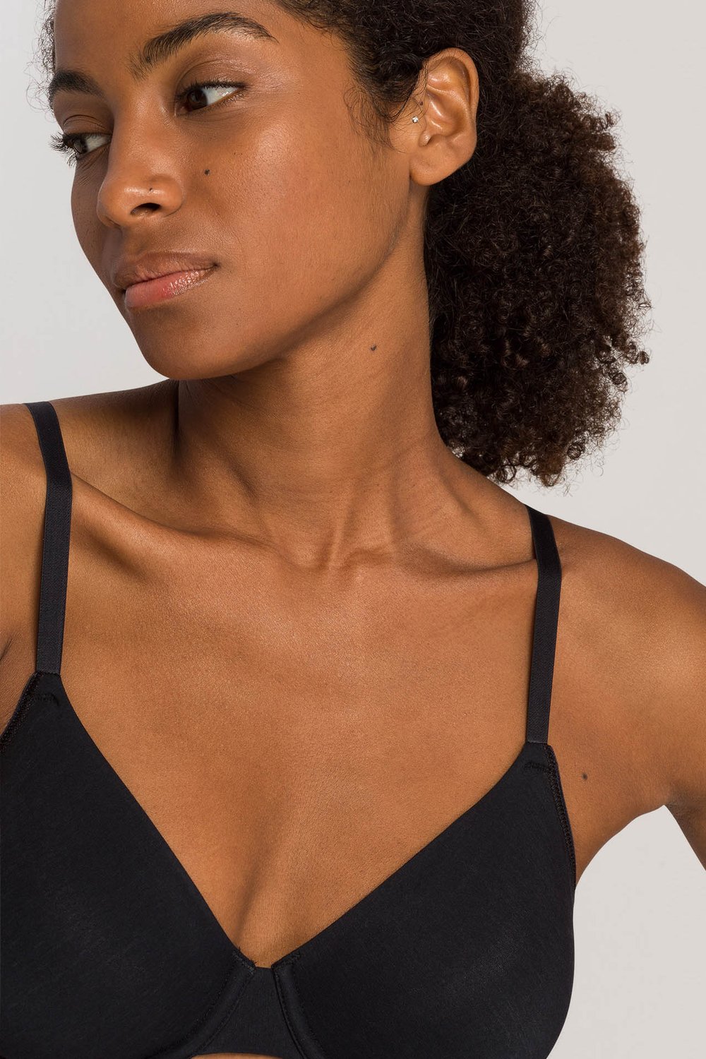 Cotton Sensation Underwire Bra Black — Alla Prima Lingerie & Swim