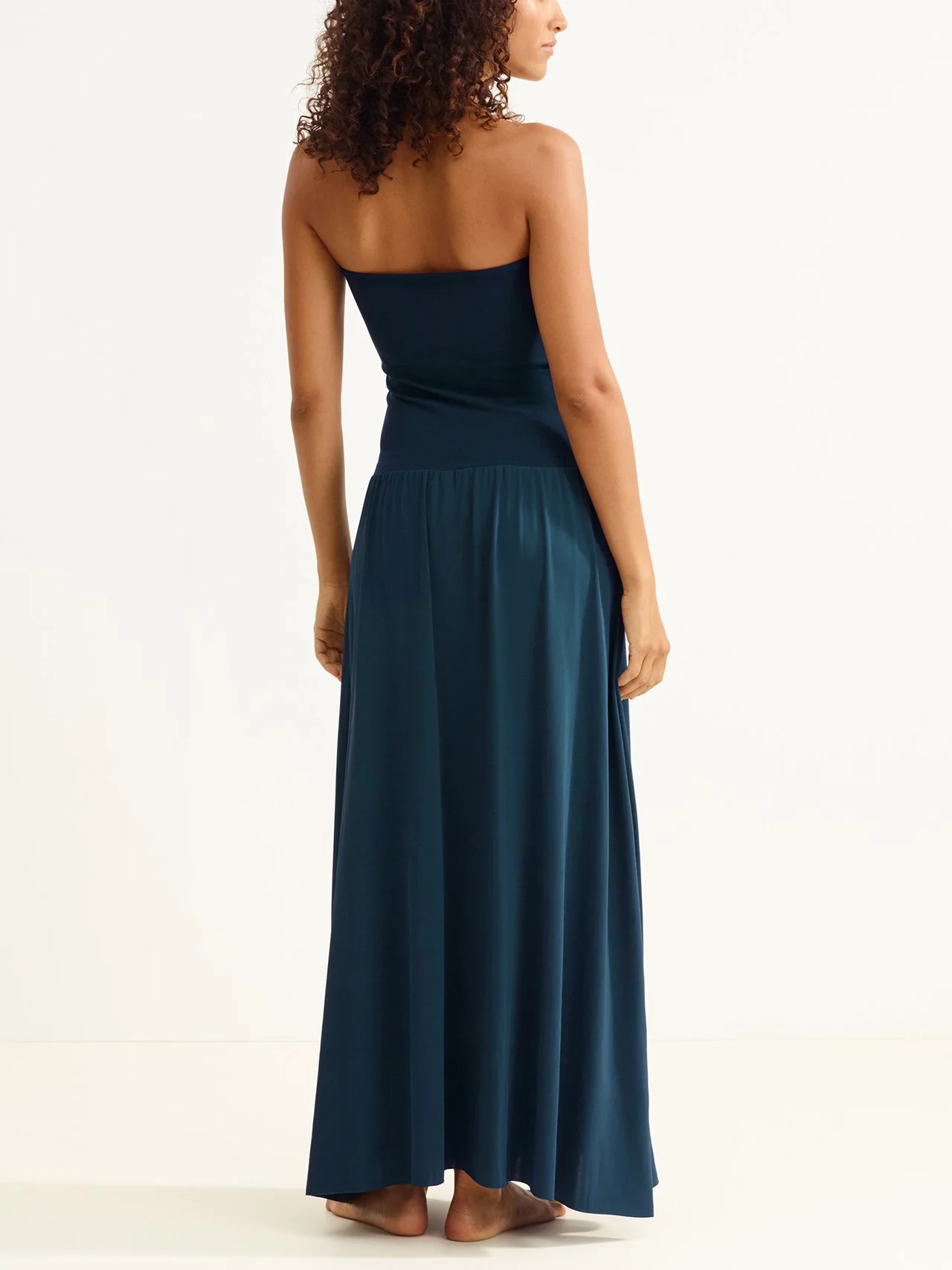 Eres Oda Long Dress Ocean Back